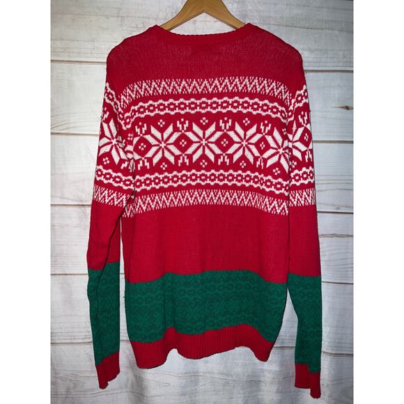 Ugly Christmas Sweater Xmas Size Large Dinosaur - Picture 3 of 3
